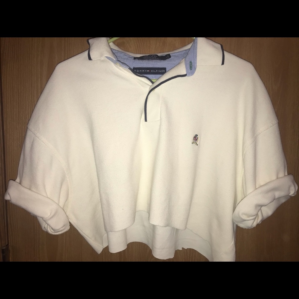 Vintage Tommy Hilfiger cropped shirt